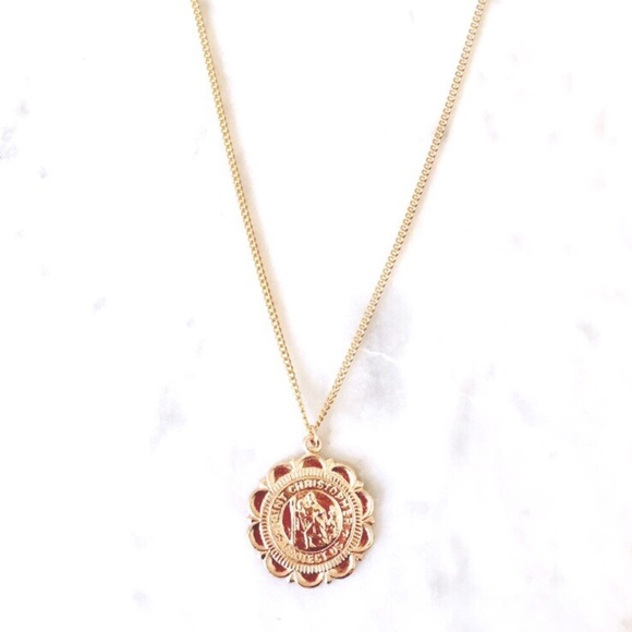 Gold Filled Saint Christopher Necklace - Picture 3 of 6